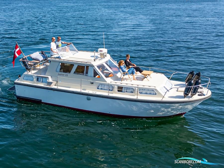 Jupiter 33 Motorboten 1972, met Perkins motor, Denemarken