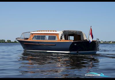 Kajuitmotorboot Taxi Boot Motorboten 1966, met Vetus motor, The Netherlands