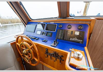 Kooiman Spiegelkotter 13.50 AK Motorboten 1980, met Green Marine motor, The Netherlands