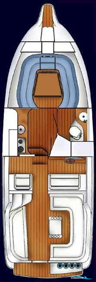 Marex 290 Sun Cruiser Motorboten 1992, met Mercruiser motor, Duitsland