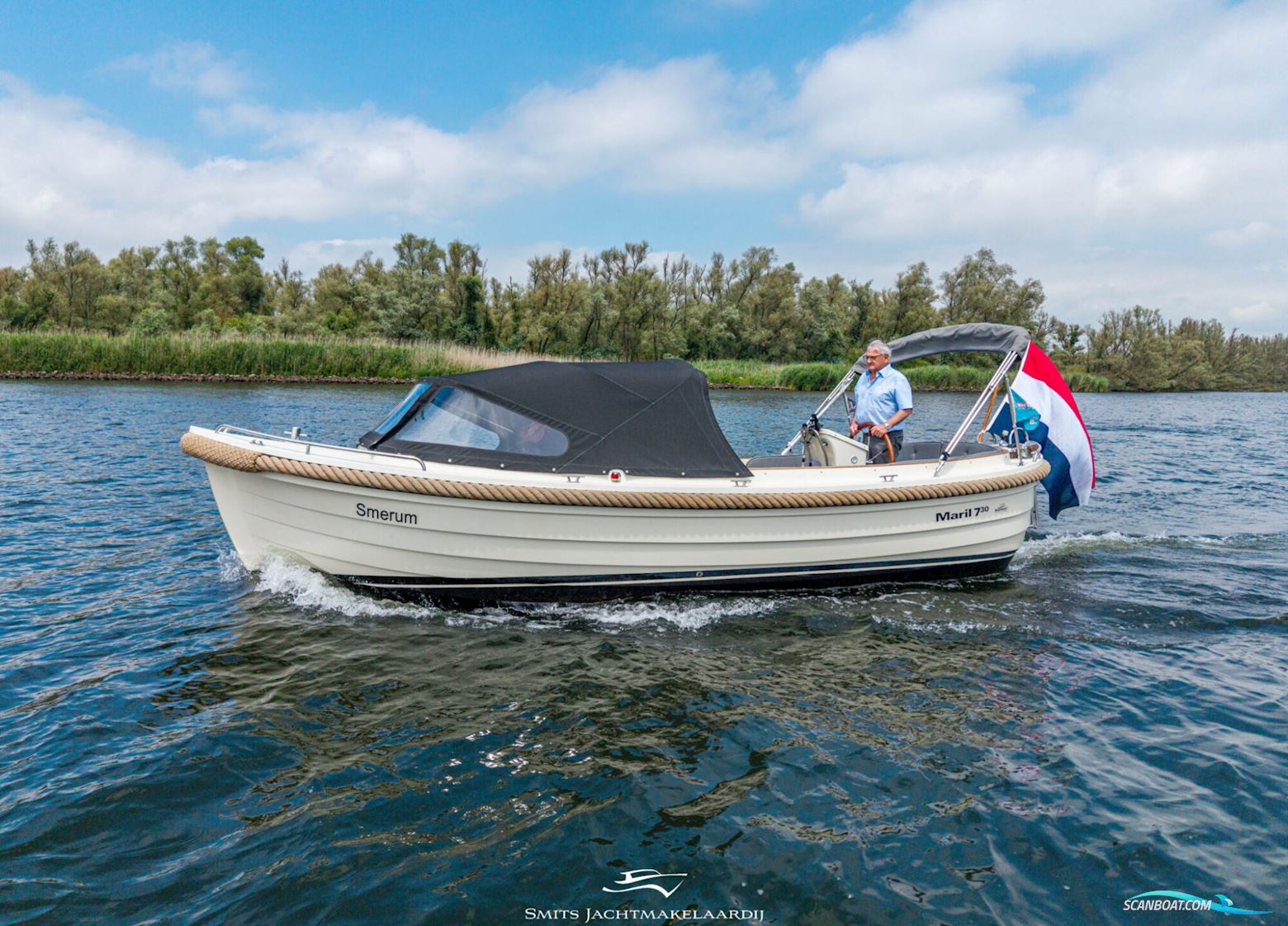Maril 7.30 Sloep Motorboten 2012, met Craftsman 4.42 motor, The Netherlands