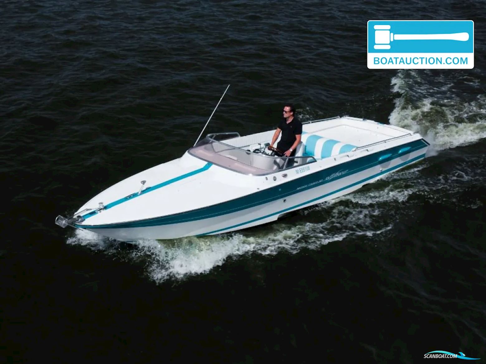 Monte Carlo Offshorer 30 Motorboten 1980, met Crusader motor, The Netherlands