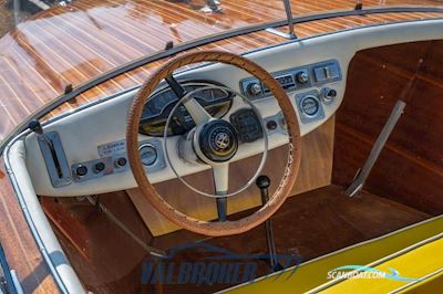 Motoscafo Aeromere Giulietta Plen Air Motorboten 1959, met Giulietta T1 motor, Italië