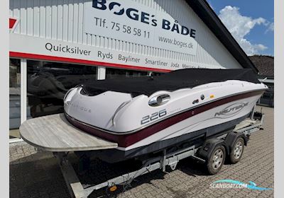 Nautique 226 Limited med 375 hk ZR6 8,1L V8 i/o og 3000 kg Humbauer bådtrailer - Engros til CVR nummer Motorboten 2004, met Andet motor, Denemarken