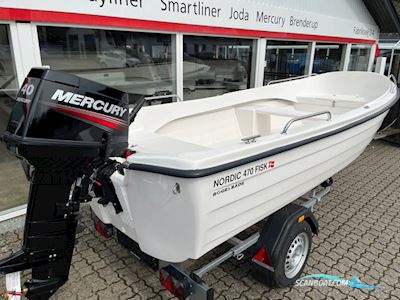 Nordic 470 Fisk Med F9,9 hk Mercury 4 Takt - Motorboten 2024, met Mercury motor, Denemarken