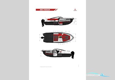 Parker 800 Cruiser Motorboten 2022, met Suzuki motor, France