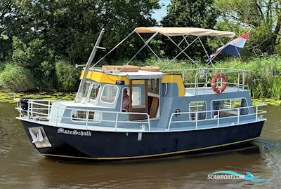 Parlevinker Tinyhouse (Inruil Bespreekbaar) Motorboten 1982, met Mercedes motor, The Netherlands