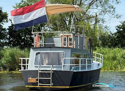 Parlevinker Tinyhouse (Inruil Bespreekbaar) Motorboten 1982, met Mercedes motor, The Netherlands
