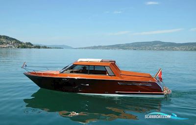 Pedrazzini Elba De Luxe Motorboten 1983, met Chrysler V8 motor, Switzerland