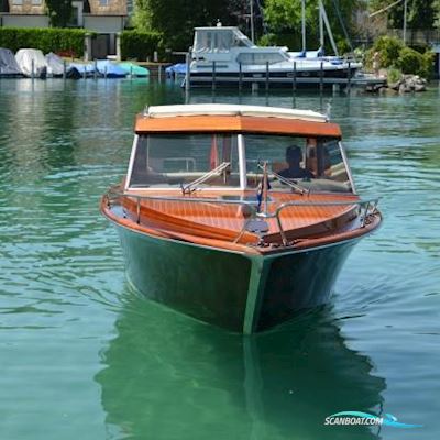 Pedrazzini Elba De Luxe Motorboten 1983, met Chrysler V8 motor, Switzerland