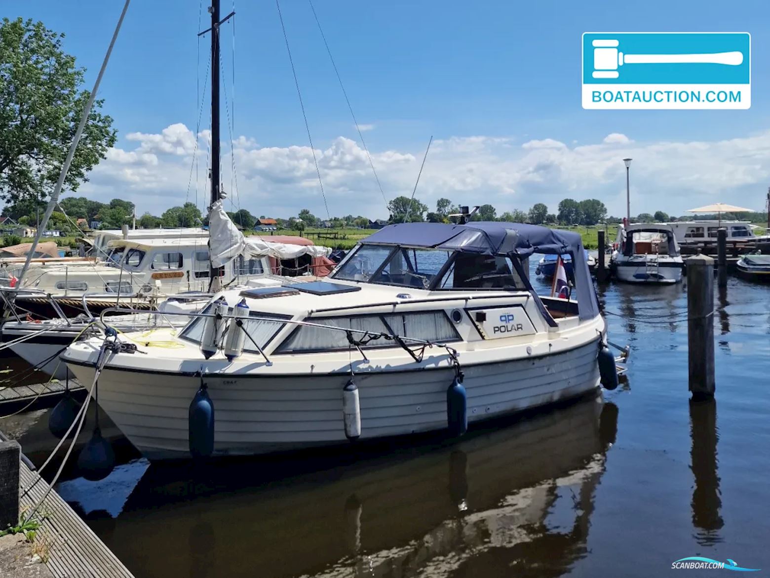 Polar 770 Motorboten 1987, met Volvo motor, The Netherlands