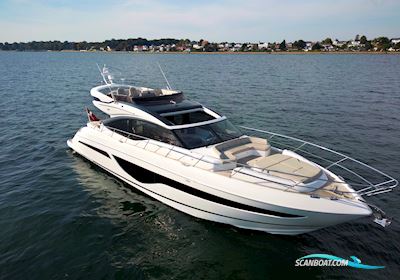 Princess S66 Motorboten 2021, met Man V12-1400 motor, Denemarken