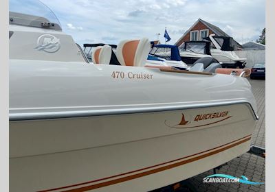 Quicksilver 470 Cruiser, Mariner 50 HK Motorboten 2008, met Mariner motor, Denemarken