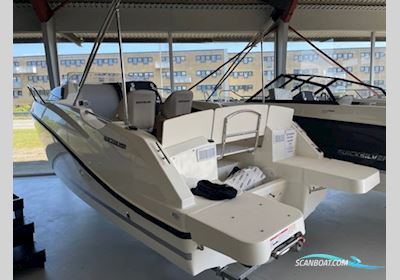 Quicksilver 555 Cabin Med Mariner F80 Efi Elpt Brugt Motorboten 2024, met Mariner motor, Denemarken