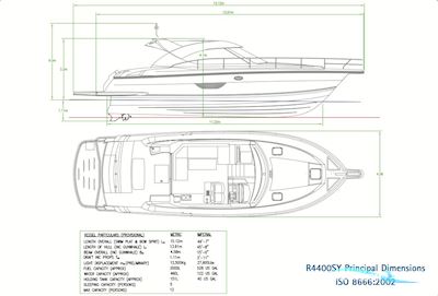 RIVIERA YACHTS 4400 SPORT YACHT Motorboten 2008, met Volvo IPS 600 D6 435 KA motor, France
