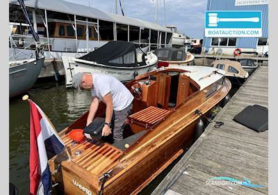 Rechlin Kajuitmotorboot Motorboten 1957, met Mitsubishi motor, The Netherlands