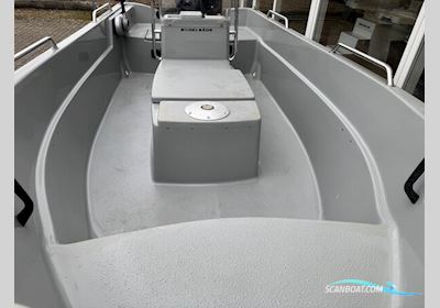 Ryds 438 BF Big Fish med F20 Mercury ELPT 4 takt og 500 kg Brenderup bådtrailer Motorboten 2017, met Mercury motor, Denemarken