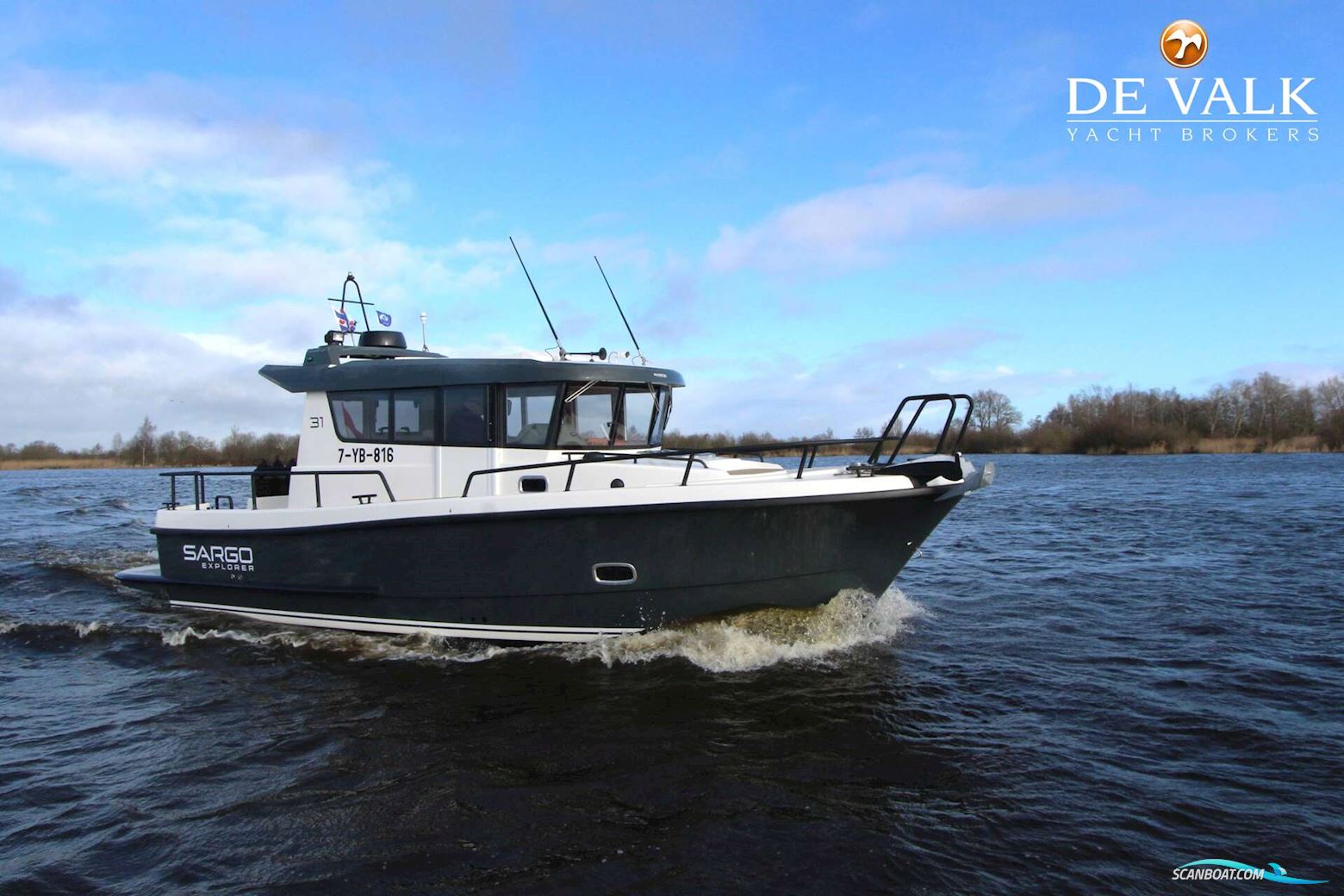 Sargo 31 EXPLORER Motorboten 2019, met Volvo-Penta motor, The Netherlands