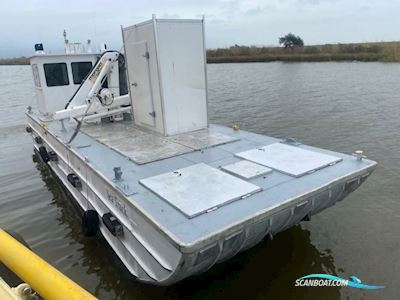 Sea Truck Aluminum Barge Motorboten 1985, met Yamaha motor, Virgin Islands