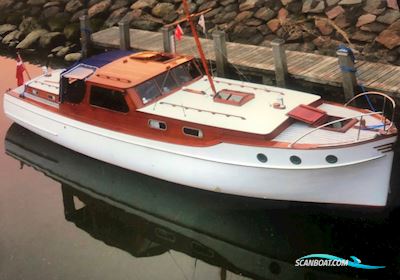 Selma III Motorboten 1953, met Volvo penta 40 hk motor, Denemarken
