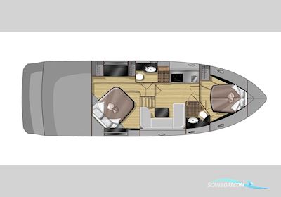 Sessa C 44 Motorboten 2018, met Volvo Penta Ips 600 motor, Duitsland