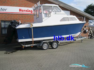 Shetland 640 Weekend/Kabinebåd m/Mercury F150 hk 4-Takt Verado og Buggi Trailer - NU Nedsat KR. 14.500,- ! Motorboten 2024, met Mercury motor, Denemarken