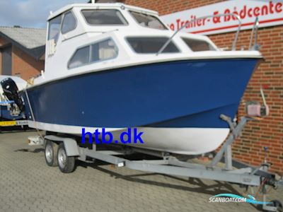 Shetland 640 Weekend/Kabinebåd m/Mercury F150 hk 4-Takt Verado og Buggi Trailer - NU Nedsat KR. 14.500,- ! Motorboten 2024, met Mercury motor, Denemarken