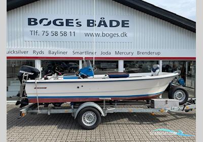 Silver Viking 16 fod styrepultsbåd med 40 hk Mercury-EFI 4 takt Motorboten 2025, met Mercury motor, Denemarken