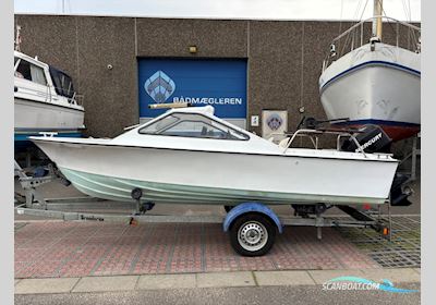 Skibsplast Seamaster 17 HT Motorboten 1975, met Mercury motor, Denemarken