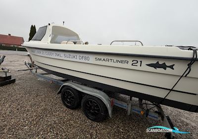 Smartliner 21 Cuddy Motorboten 2024, met Suzuki DF80 motor, Denemarken