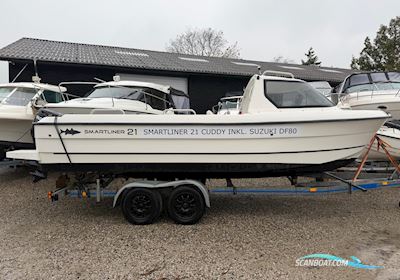 Smartliner 21 Cuddy Motorboten 2024, met Suzuki DF80 motor, Denemarken