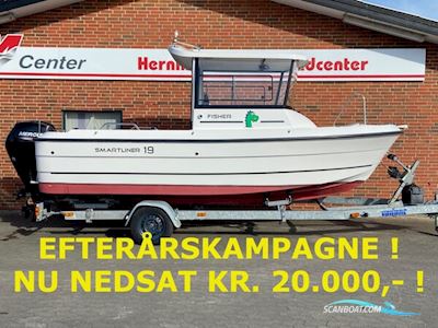 Smartliner Fisher 19 m/Mercury F80 hk EFI 4-takt m/Variant 1351BB - NU NEDSAT KR. 20.000,- ! Motorboten 2024, met Mercury motor, Denemarken
