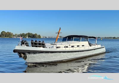 Stevenvlet 14.50 OK Cabrio Motorboten 1985, met Fnm motor, The Netherlands