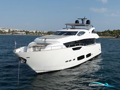 Sunseeker 95 Yacht Motorboten 2022, met MTU 12V 2000 96 L motor, Griekenland