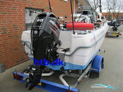 Terhi Vario F45 m/Mercury F60 hk Efi 4-Takt og Galaxy Trailer - NU Nedsat KR. 10.000,- ! Motorboten 2004, met Mercury motor, Denemarken