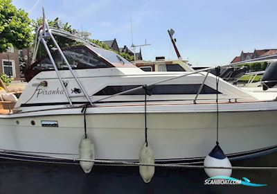 Trojan Yacht 25 Express Motorboten 1974, met Mercruiser Black Scorpion motor, België