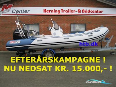 Valiant V-570 rib m/Mercury F150 hk EFI 4-takt og Brenderup trailer - NU NEDSAT KR. 15.000,- ! Motorboten 2008, met Mercury motor, Denemarken