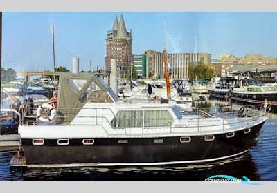 Valkkruiser 10.50 AK Cabrio Motorboten 1991, met Vetus Deutz motor, The Netherlands
