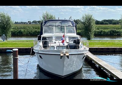 Valkkruiser 12.70 AK Cabrio Motorboten 1976, met Mitsubishi motor, The Netherlands