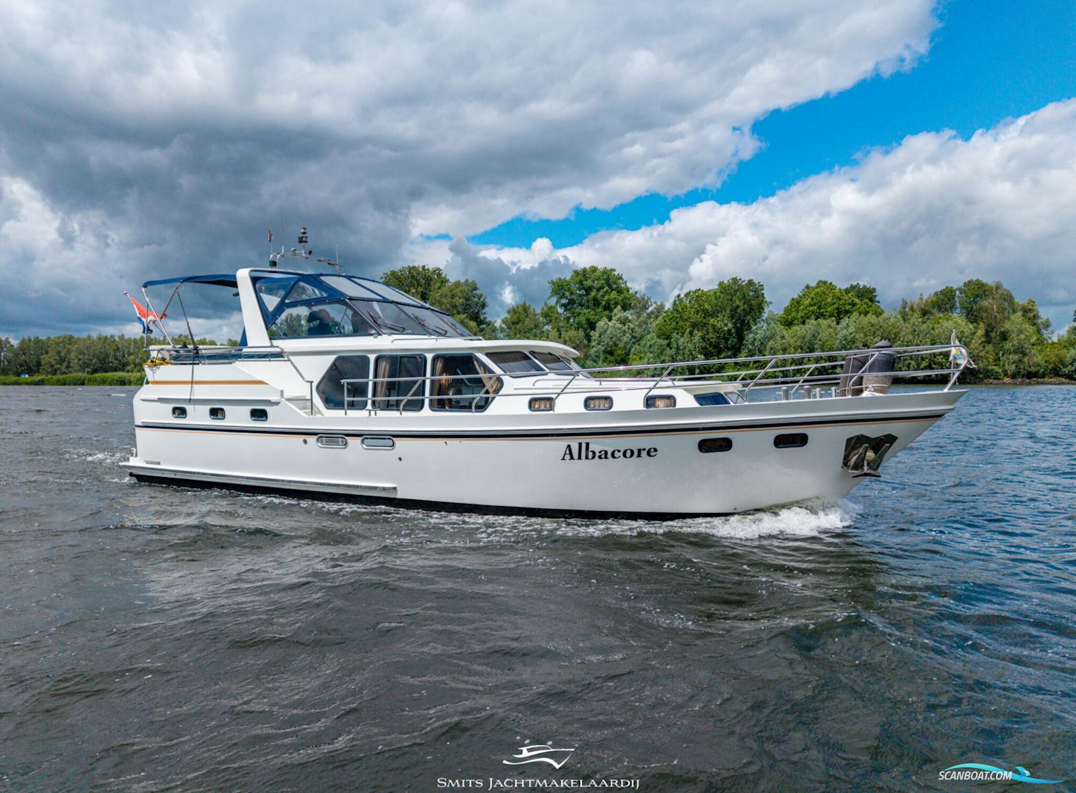 Valkkruiser 14.00 AK Cabrio Motorboten 2002, met Perkins motor, The Netherlands