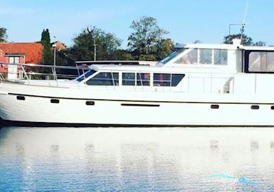 Van Der Valk 49 Royal Cruiser Motorboten 1973, met Volvo Penta motor, Denemarken