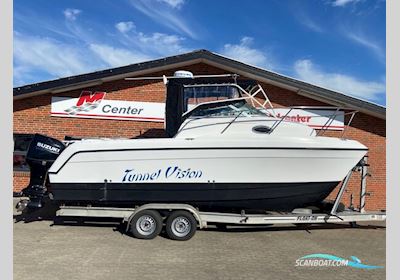 Worldcat Glacier Bay Catamaran Isle Runner 2270 m/2 Stk. Suzuki F140 hk og Float-on Alutrailer Motorboten 2025, met Suzuki motor, Denemarken