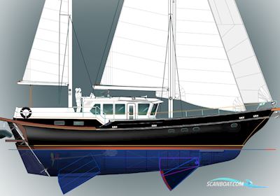 53ft Motorsailer, Shallow Water, Lifting Keel, Ketch Rigged Motorsailer 2025, with Volvo Penta D2 - 75 engine, Ukraine