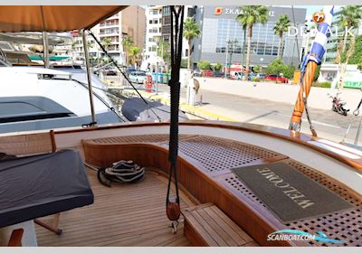 Motorsailer Liberty Classic Caique 24 M Motorseglar 1970, med Mercedes motor, Grekland