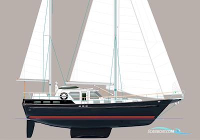 Ketch Rigged 451 Motorsailer Pilothouse Motorsejler 2025, med Volvo Penta D2 - 75 motor, Ukraine
