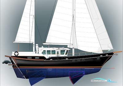 53ft Motorsailer, Shallow Water, Lifting Keel, Ketch Rigged Motorzeiler 2025, met Volvo Penta D2 - 75 motor, Ukraine