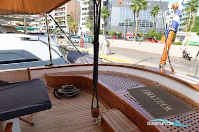 Motorsailer Liberty Classic Caique 24 M Motorzeiler 1970, met Mercedes motor, Griekenland