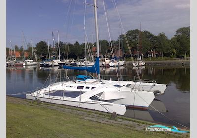 Amateur Farrier Command 10 Folding Trimaran Multi hull boat 1989, with Yanmar 2GM-20 engine, The Netherlands