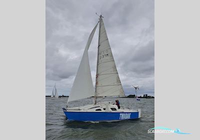 Bent E Hensen  Havkat 27 Multi hull boat 1981, with Yamaha 9.9 engine, The Netherlands
