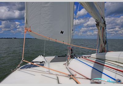 Bent E Hensen  Havkat 27 Multi hull boat 1981, with Yamaha 9.9 engine, The Netherlands